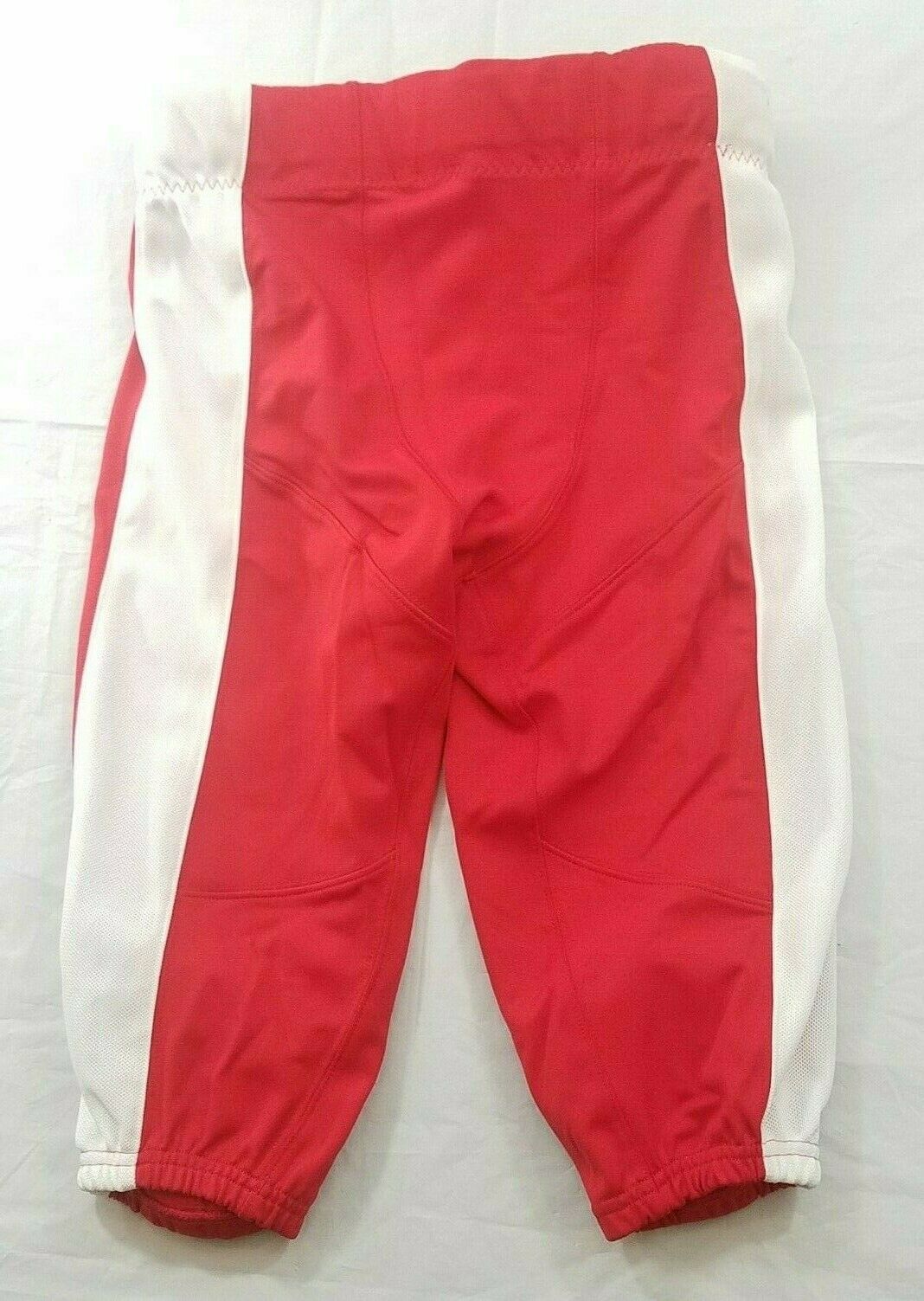 Nike Mens Knee Padded Football Pants Red White Striped Large Msrp 85.