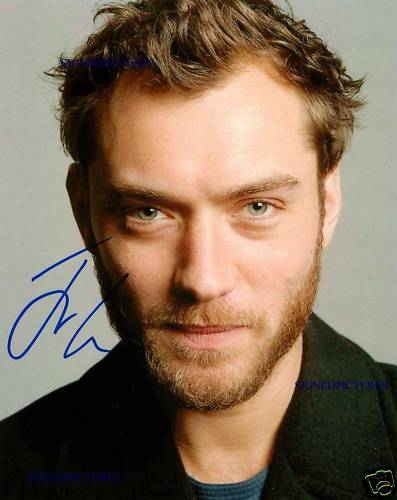 JUDE LAW SIGNED AUTOGRAPHED RP PHOTO GQ HANDSOME - Photographs