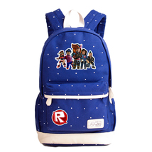 Roblox Theme Cute Series Blue Backpack Daypack Schoolbag Family - $41.99