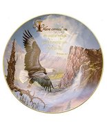 Franklin Mint Collector Plate Carried on Eagles Wings Ted Blaylock HJ112 - $26.72