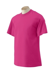 Heliconia ( Pink ) M Gildan g200 Ultra Cotton T-shirt Preshrunk cotton