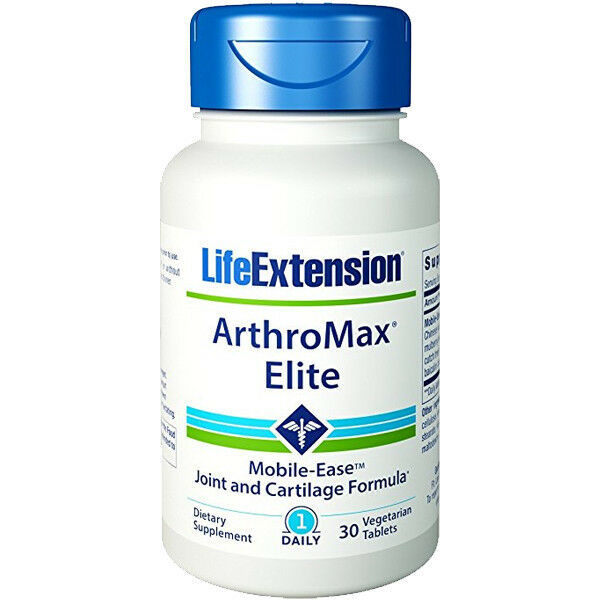 ArthroMax Elite - 30 Tabs - Life Extension S. baicalensis/cutch tree One Daily