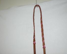 Pioneer Horse Tack Product Number 3852 Leather Headstall Reins Pink Leather Lace image 5