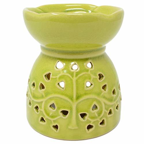 DELIWAY Ceramic Tea Light Holder/Wax Melt Warmer, Great Essential Oil ...