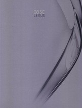 2008 Lexus SC 430 sales brochure catalog 08 US SC430 - $12.50