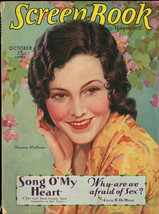 SCREEN BOOK 1930 OCT-MAUREEN O&#39;SULLIVAN COVER VG - $86.91
