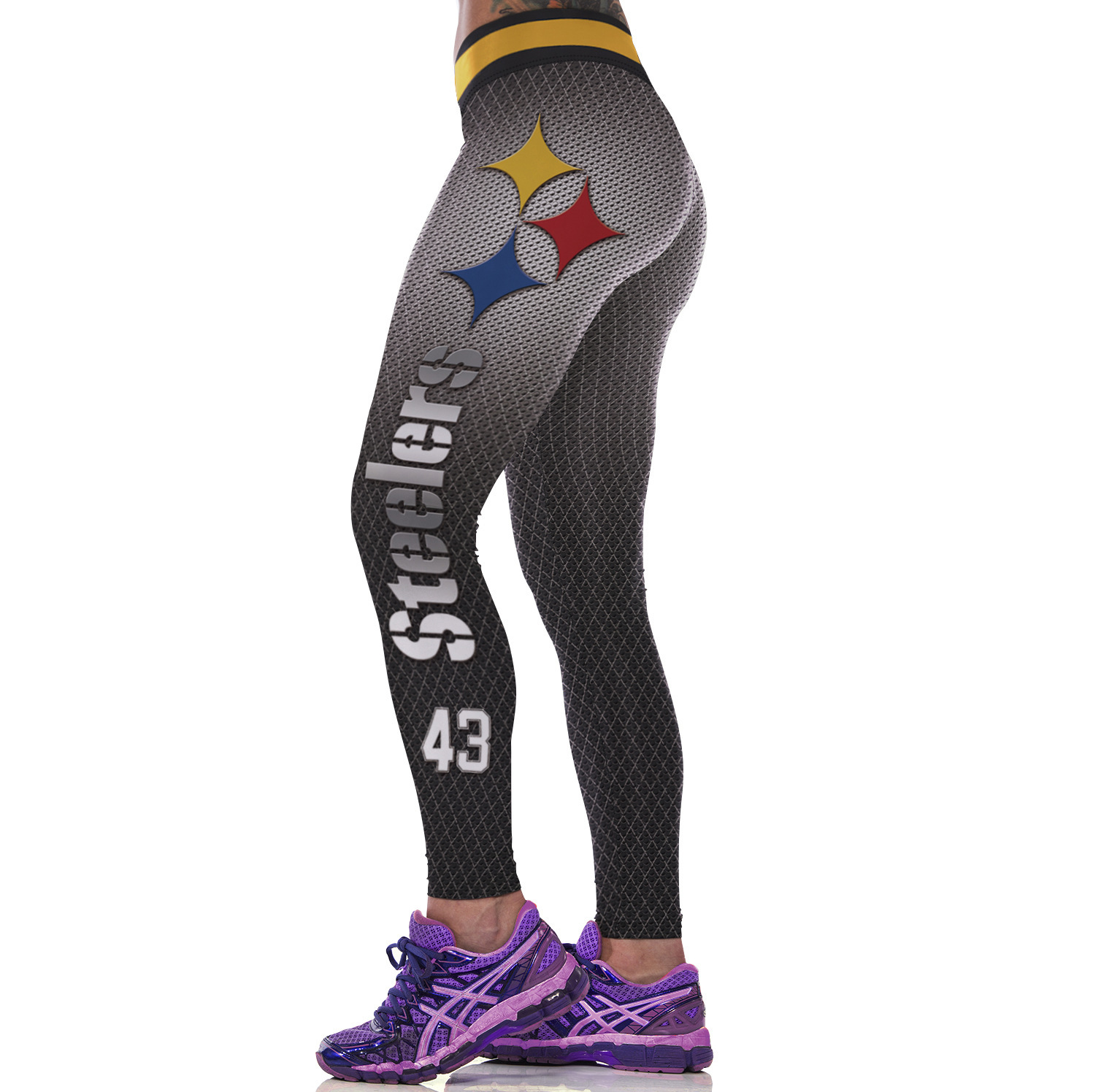 Pittsburgh Steelers Sexy Gym Summer Sportswear NFL Leggings Wholesale ...