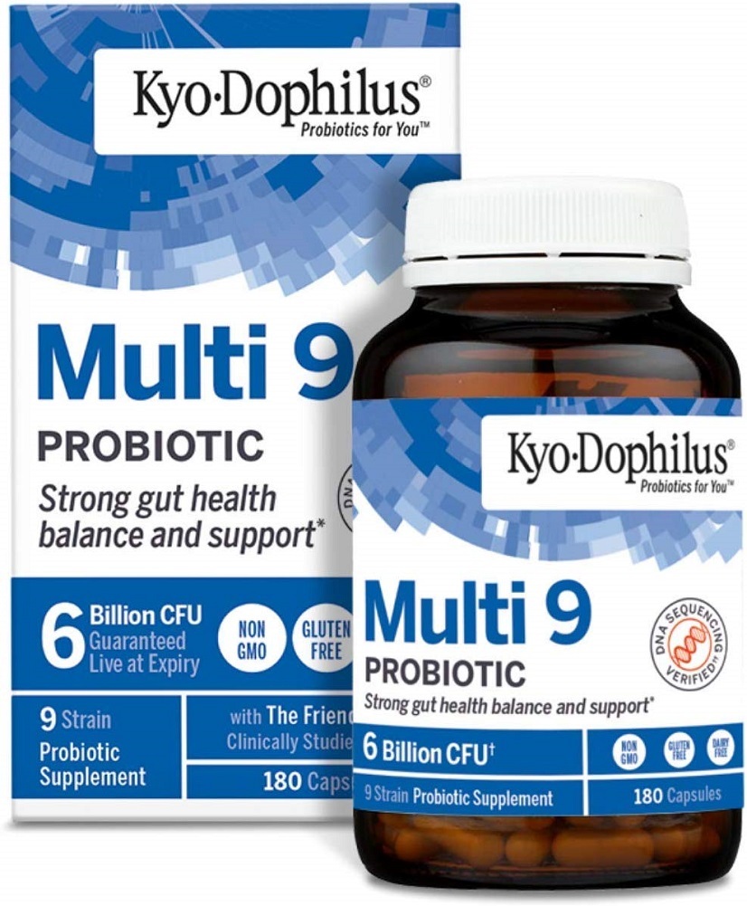 Kyo-Dophilus Multi 9 Probiotic, For Strong Gut Health (Packaging May Vary)