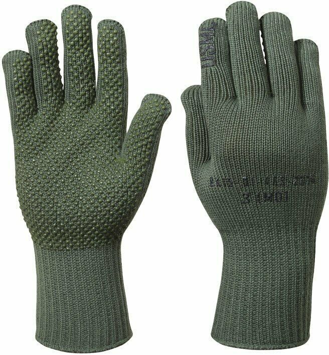 Olive Drab Manzella USMC TS40 Genuine GI Military Gloves USA Made with
