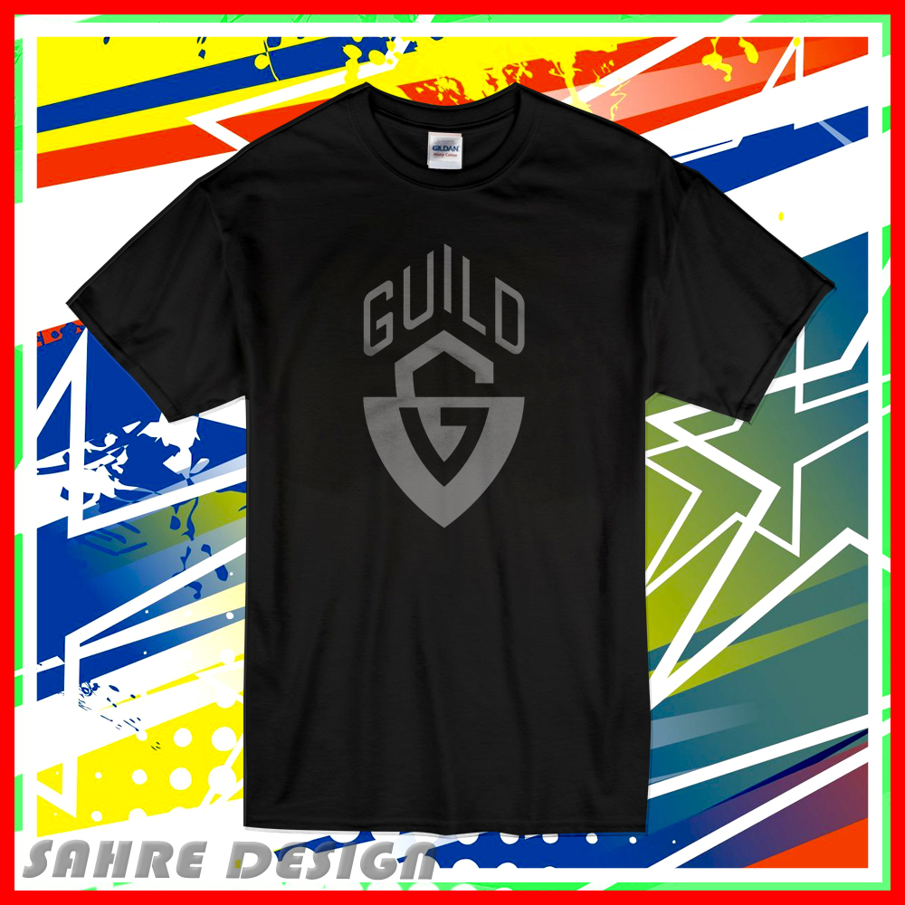 Guild Guitar Logo T Shirt Usa Size S-5XL