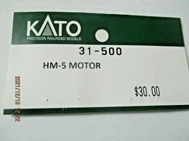 Kato # 31-500 HM-5 Motor without Flywheels Flat on 2 sides HO Scale image 2