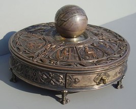 ANTIQUE  INKWELL with Drawer from The London Crystal Palace - Museum Piece - $7,000.00