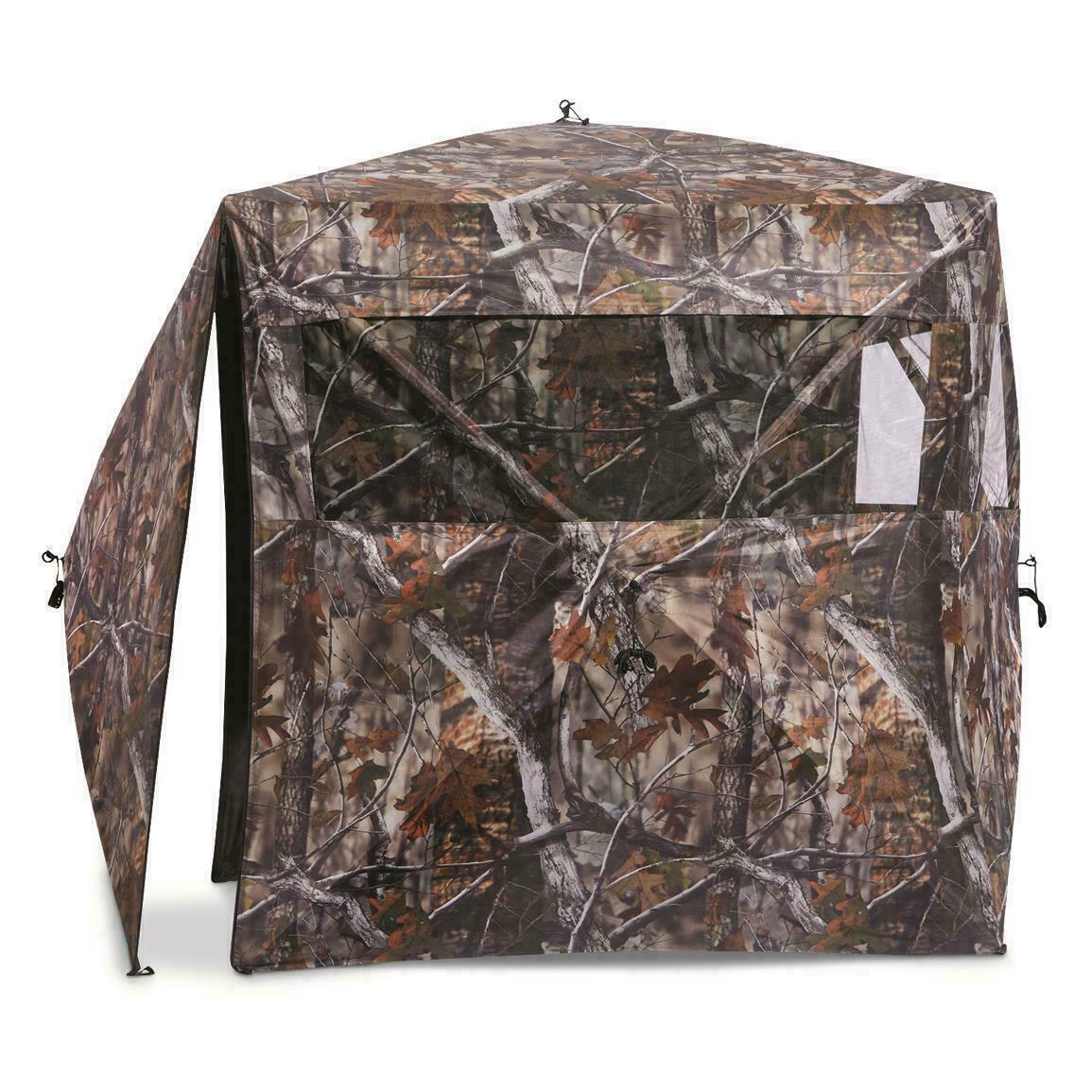Portable Ground Hunting Blind Flip Up Door Wheel Chair Handicap