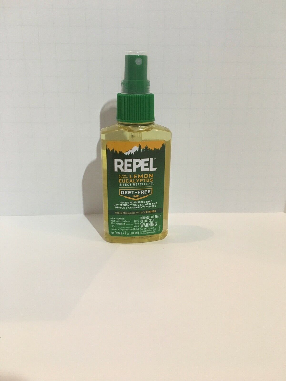REPEL PlantBased Lemon Eucalyptus Insect Repellent, Pump Spray, 4