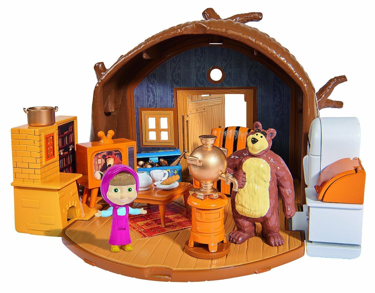 Masha And El Bear The Home Bearhouse Toy TV Child Boy Girl Foldable Simba