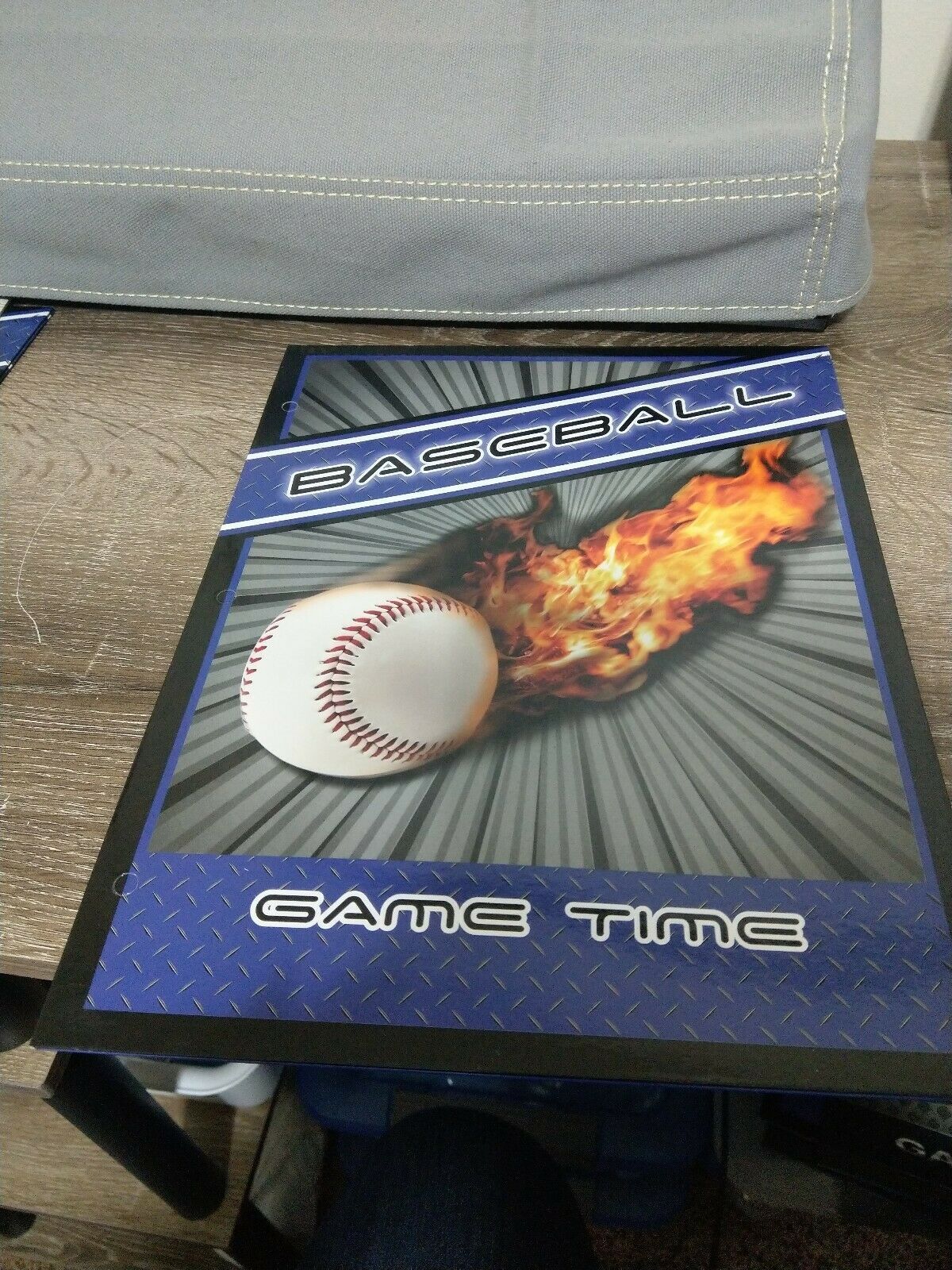 School folders Baseball Set of 4 Boys 2 Pocket Folders 