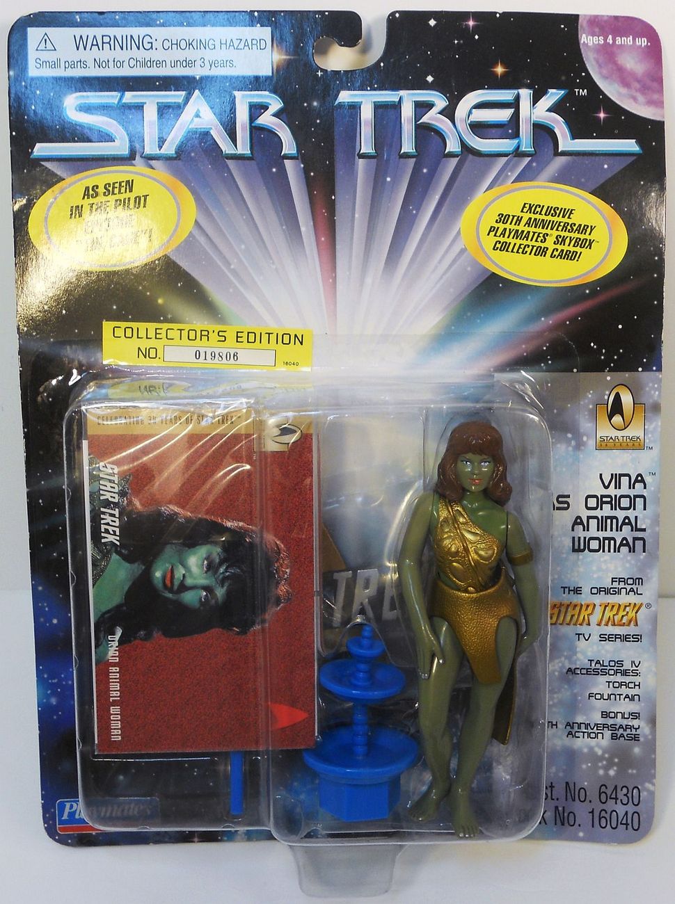 Star Trek TOS Vina as Orion The Cage Action Figure 1996 - TV, Movie ...