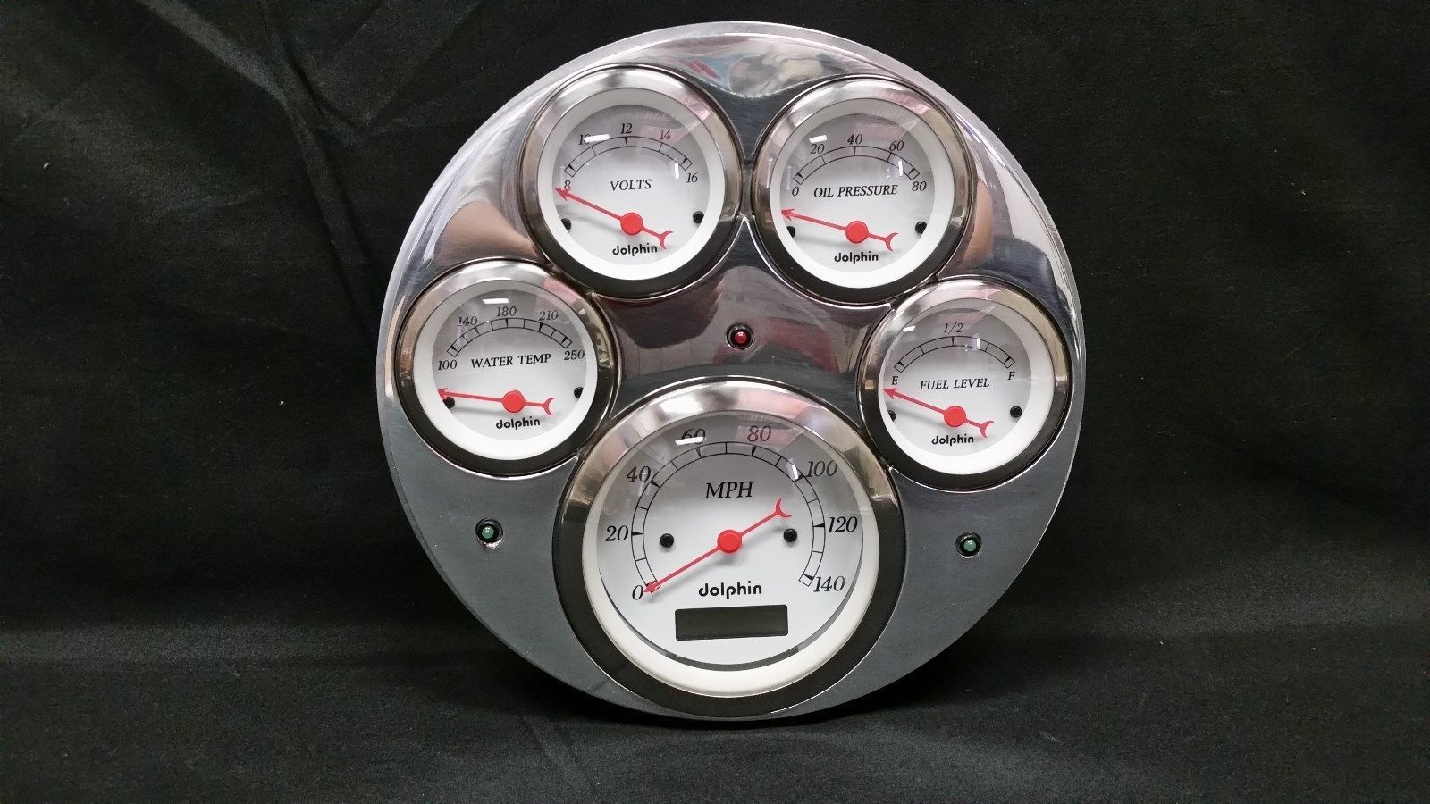 1949 1950 CHEVY CAR GAUGE CLUSTER WHITE Gauges