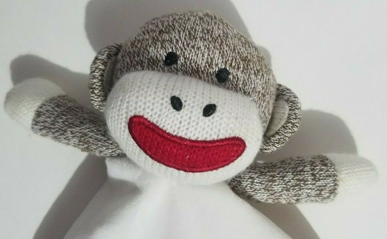 baby starters sock monkey blanket