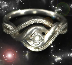 HAUNTED ANTIQUE DIAMOND RING SUPERIOR TO ALL GOLDEN ROYAL COLLECT MAGICK  - $4,003.11