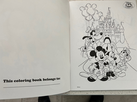 Disney Vacation Club Coloring Book 12 Pages Rare NEW image 3