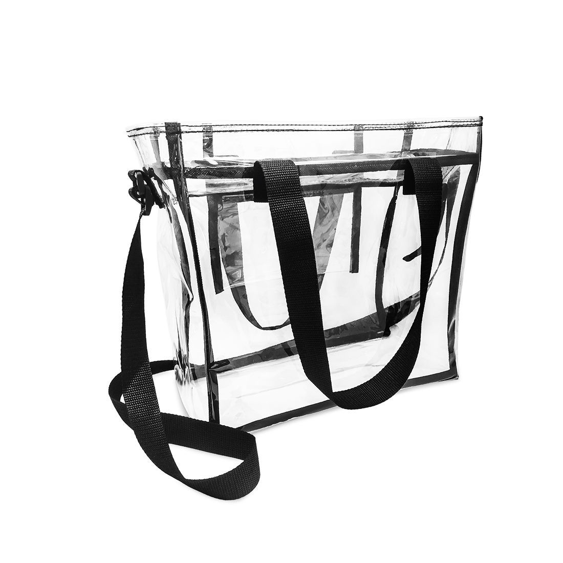 NFL NBA Approved Clear Shoulder Bag / 12x12x6 Largest Stadium Bag ...