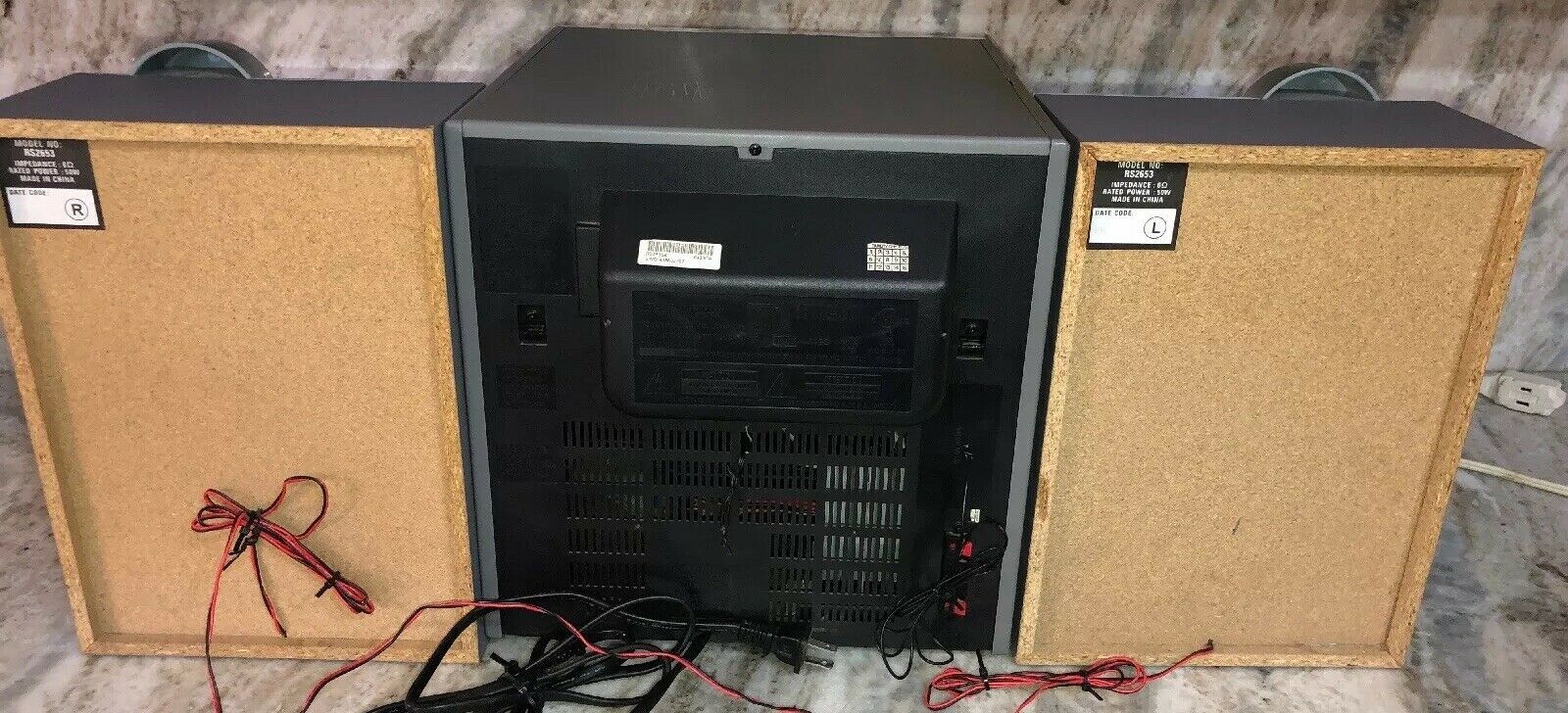 RCA RS 2635 AM FM Cassette Home Theater Compact Audio SystemCD Fixer