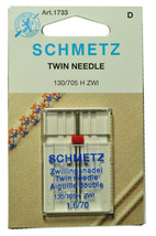 Schmetz Sewing Machine Twin Needle 1733 - $3.77