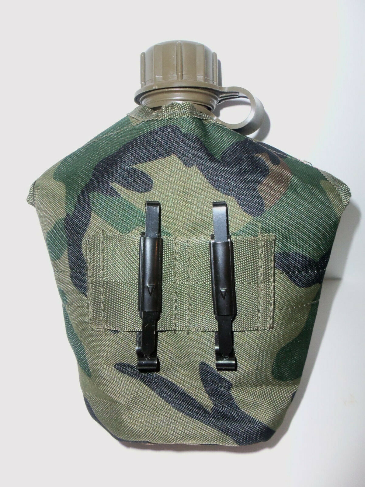 NEW Tactical Military 1qt Canteen Cover w Alice Clips & Side Pouch ...