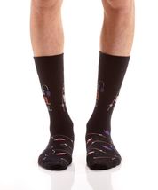 Yo Sox Men's Crew Socks Reel Deal Premium Cotton Blend Antimicrobial Size 7 - 12 image 3