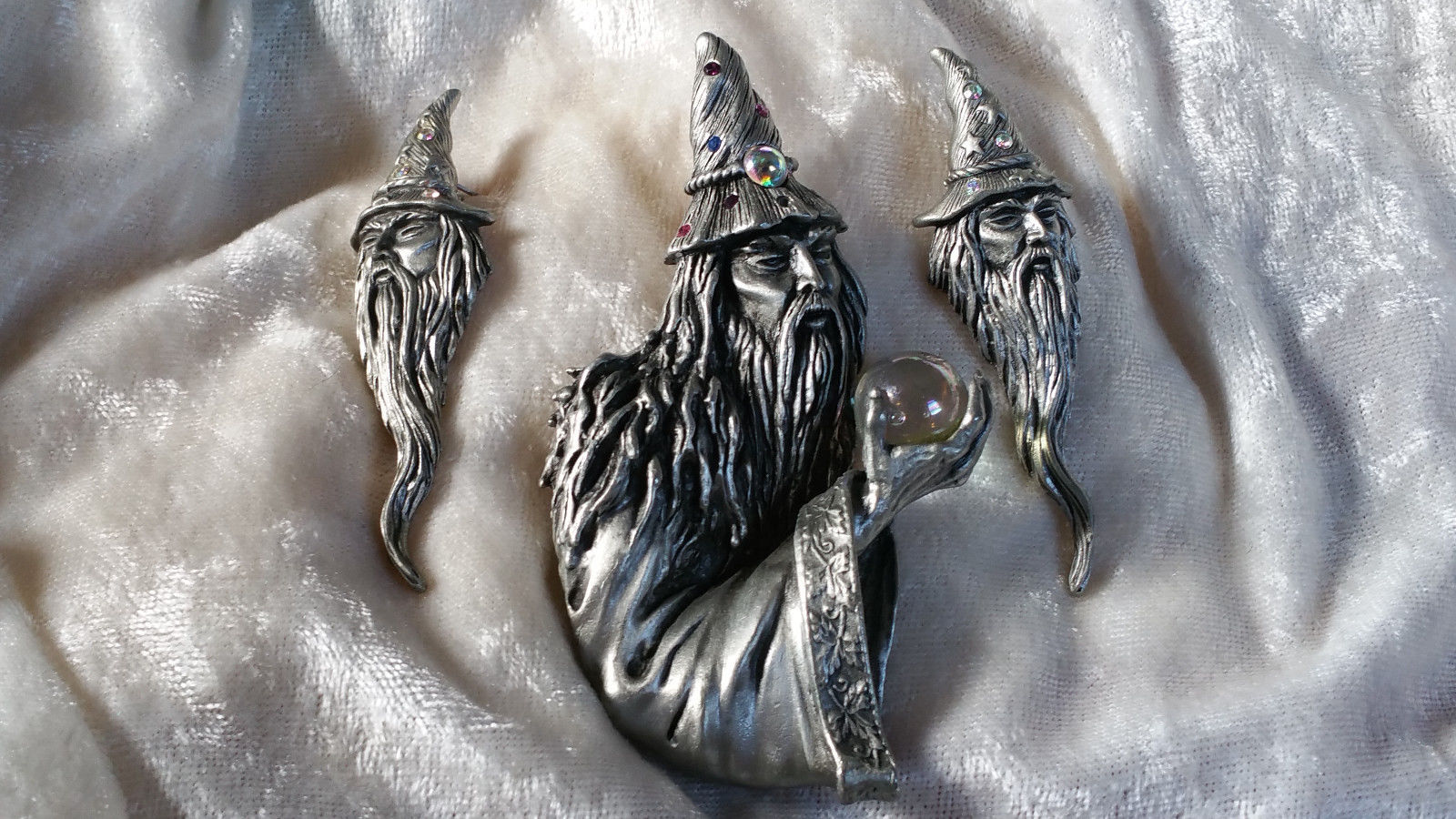 GANDALF-WIZARD PEWTER NECKLACE One Size