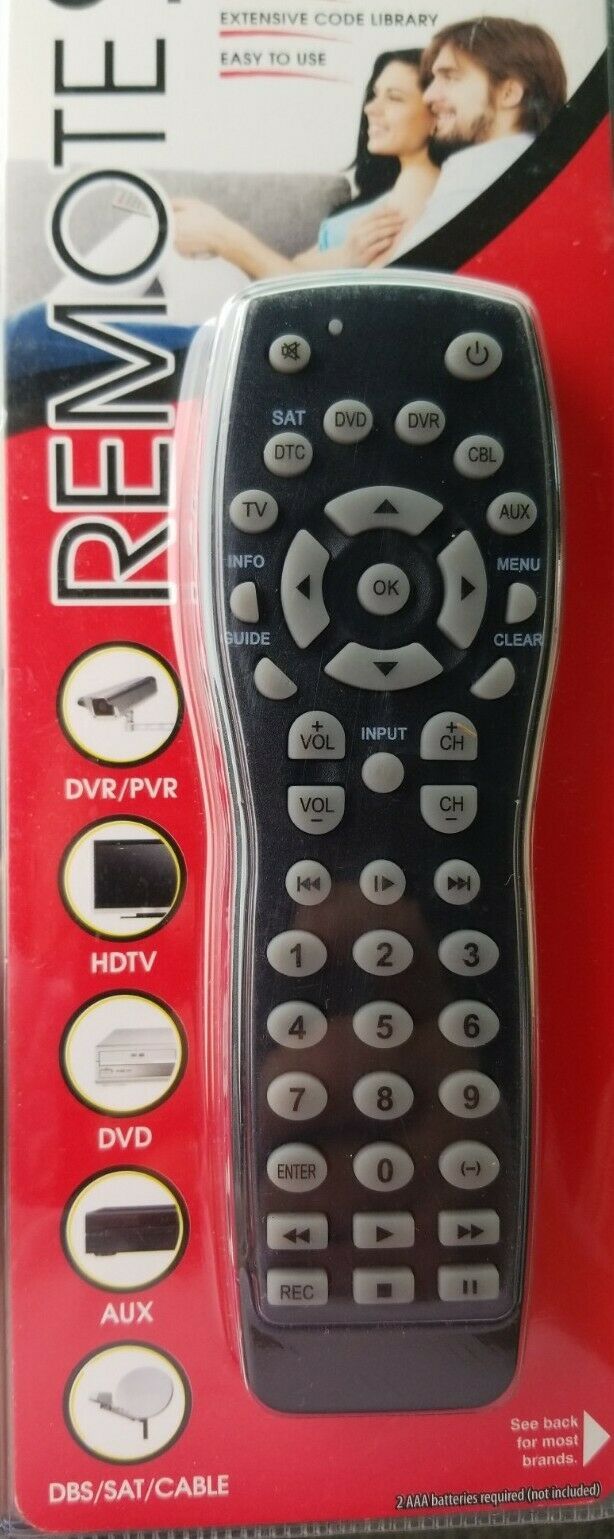 5 in 1 Universal Remote Control Vibe Axcess cable, DVR ...