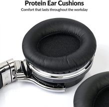 Active Noise Cancelling Bluetooth Headphones with Microphone    -  Deep Bass image 3