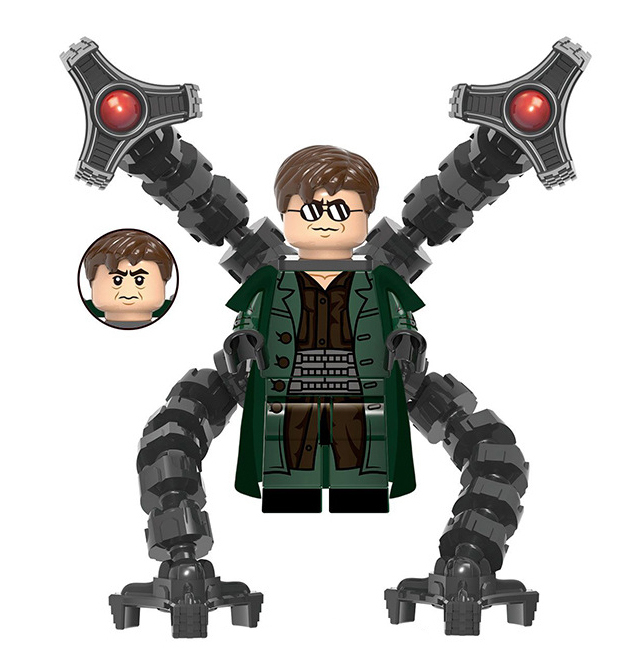 Single Sale Doctor Octopus Minifigure Building Block Toy Gift for Boys and Girls