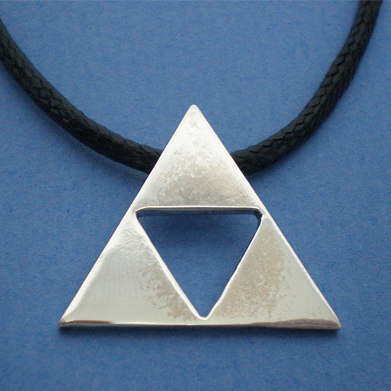 1 Inche Legend of Zelda Triforce Necklace - $37.00