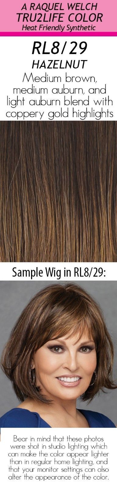 Raquel Welch Wig Color Chart