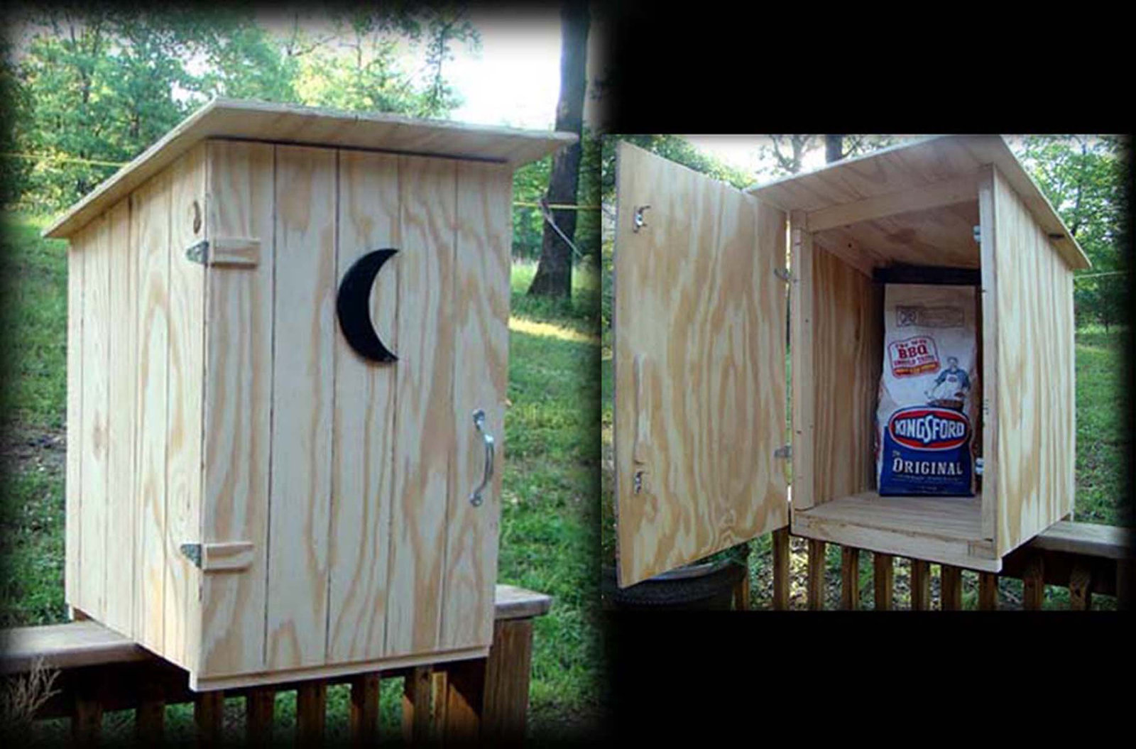 Outhouse BBQ Supplies Storage Shed - $165.00