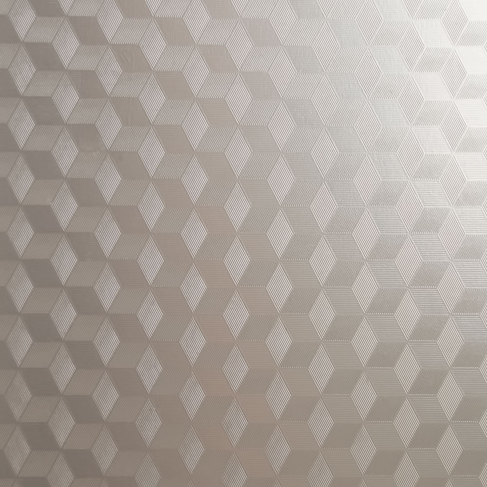 Limpid Rhombus - Self-Adhesive Embossed Window Film(Roll)