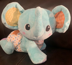 VTech Explore and Crawl Elephant Plush Baby &amp; Toddler Toy - Blue Tested/... - $14.84