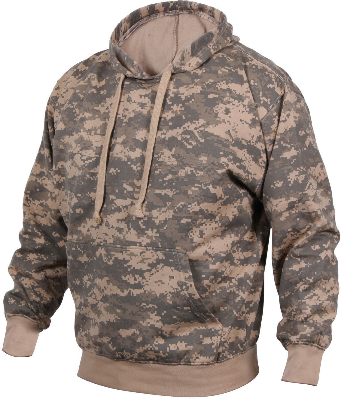 Camo Hoodie Pullover Hooded Sweatshirt Army Military Camouflage ...