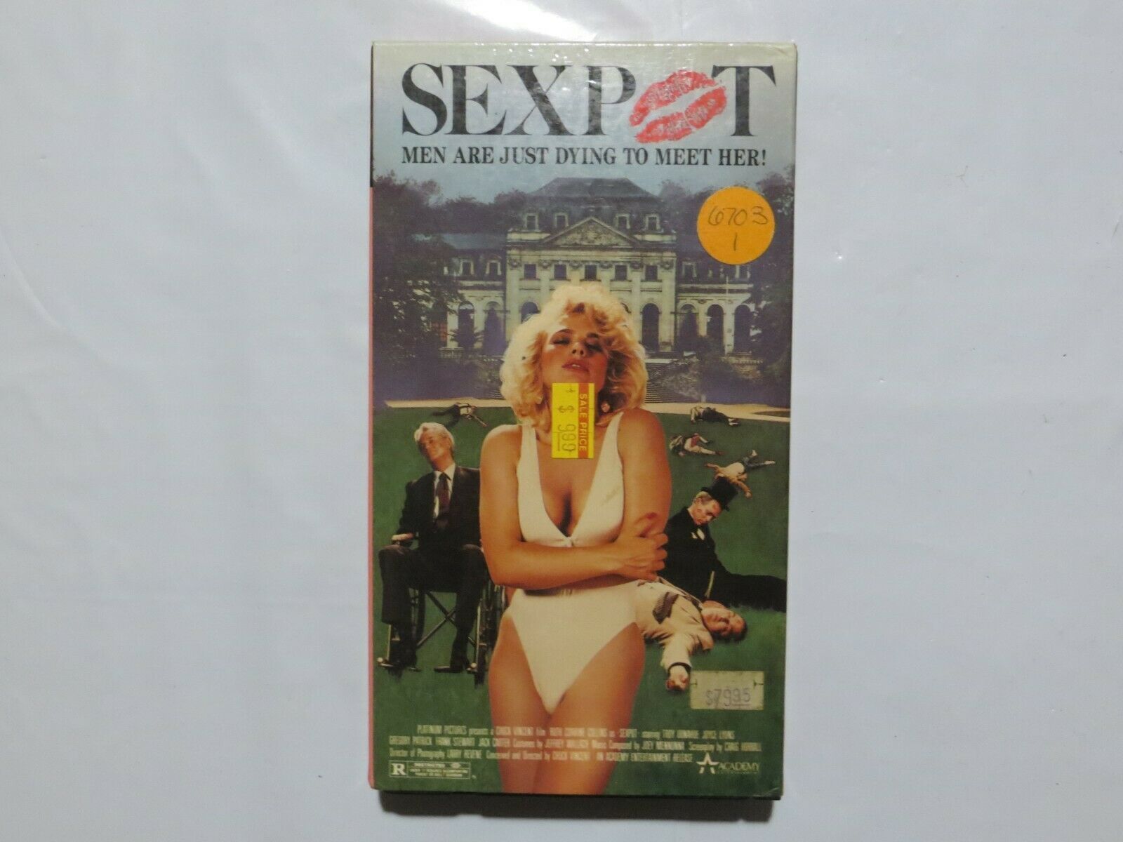 Sexpot 1990 80s Edy Pot Vhs Academy Ruth Collins Rare 6b Vhs Tapes 