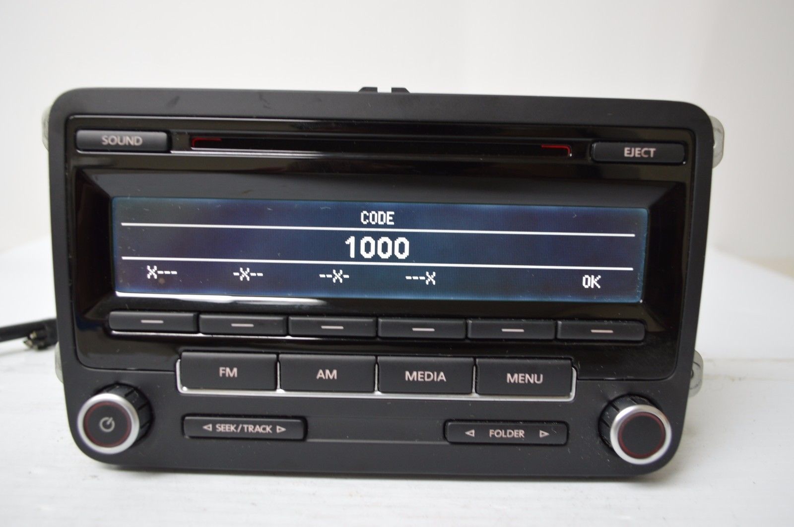 20092015 VW VOLKSWAGEN GOLF RADIO CD PLAYER 1K0035164D N TESTED K35