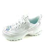 Skechers 11931 White/ Silver D'Lites Air Cooled Memory Foam Lace Up Sneakers  - $80.00