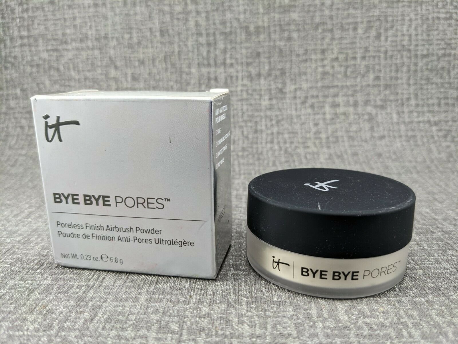 IT Cosmetics BYE BYE PORES Airbrush Powder 0.23 oz / 6.8g  NEW IN BOX - $21.73