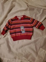 Boys Gymboree 3-6 Holiday Sweater Multicolor Buttons New VTG - $19.80