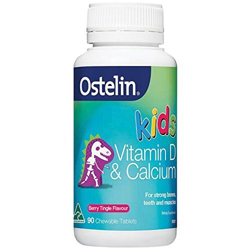 Ostelin Vitamin D and Calcium Kids Chewable 90 Tablets Product of Australia