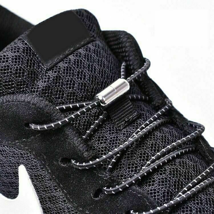Sneaker Replacement Laces Elastic Locking No Tie Shoelaces Fashion Lace 1Pair