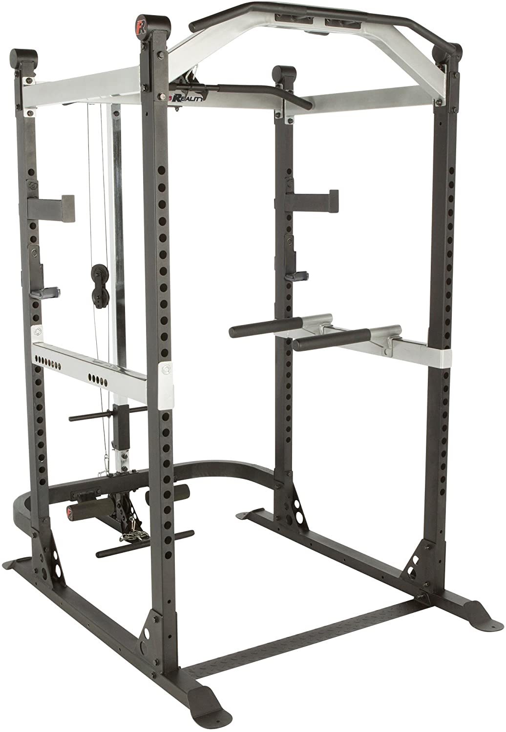 Fitness Reality XClass Commercial Power Cage with Lat Pull Down