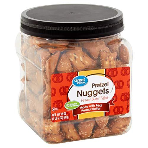 Great Value Peanut Butter Filled Pretzel Nuggets, 18 oz Jams, Jellies