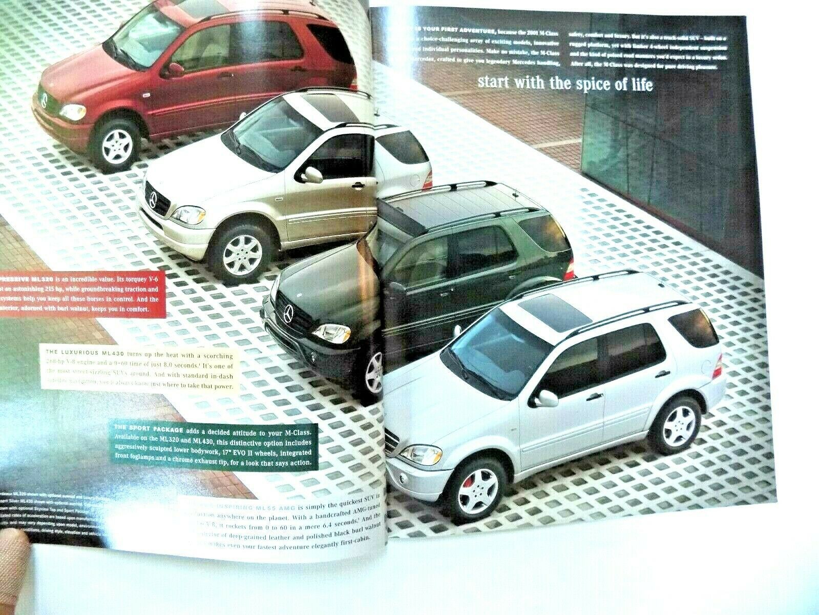 1997 1998 MERCEDES-BENZ ML-320 ML320 IMP Brochure